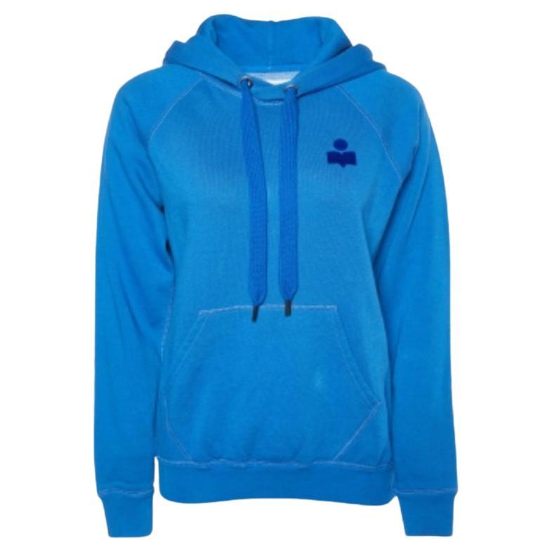 Isabel Marant Etoile - Felpa con cappuccio in maglia blu S in vendita