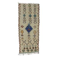 Vintage Azilal Berber Moroccan Carpet Runner 2