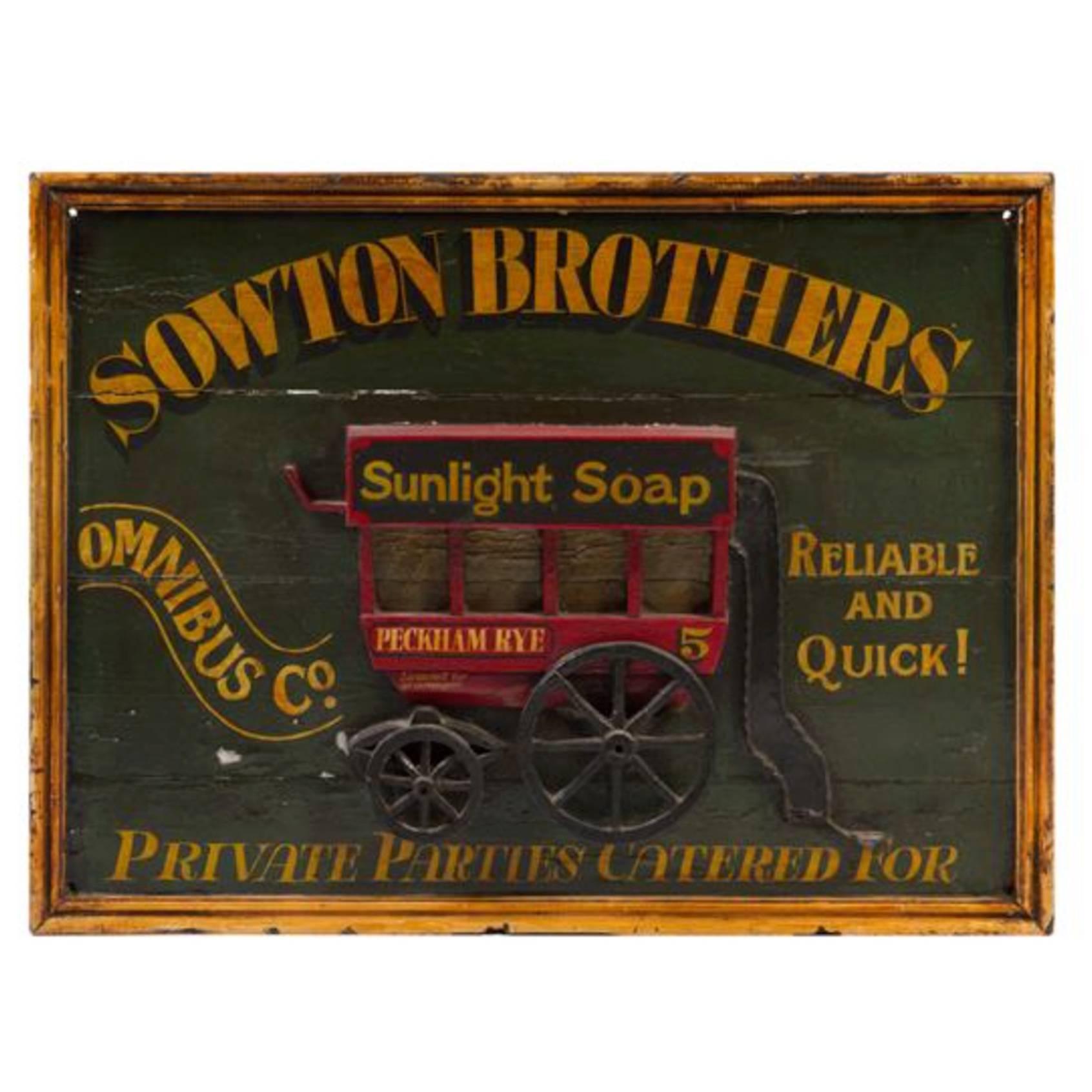 19th Century English Trade Sign For Sale