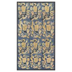 Antique Romanian Bessarabian Flat-Weave Rug
