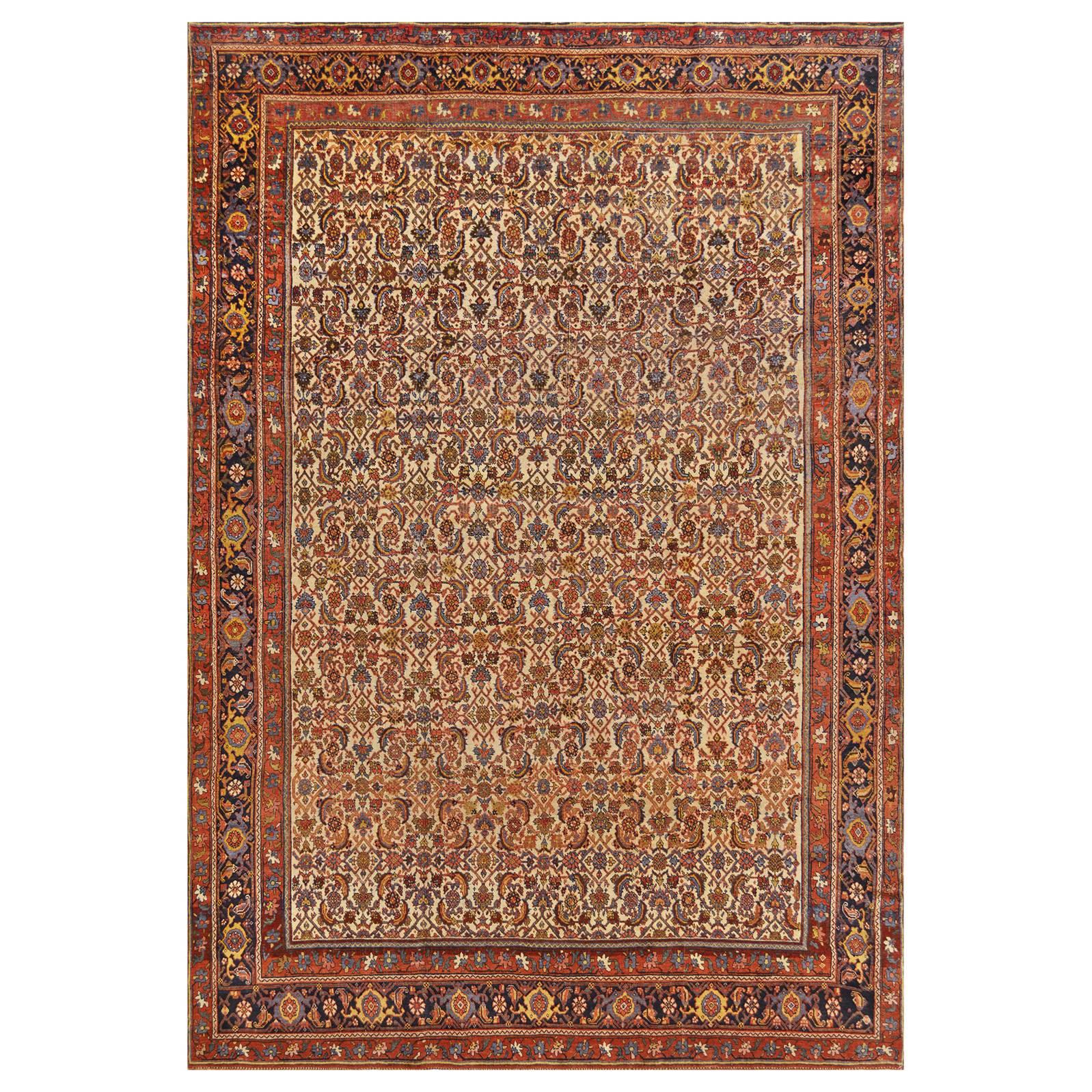 Late 19th Century Bidjar Rug from North West Persia For Sale