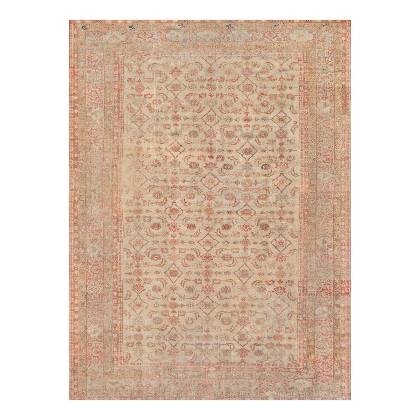 Late 19th Century Sultanabad Rug from West Persia For Sale