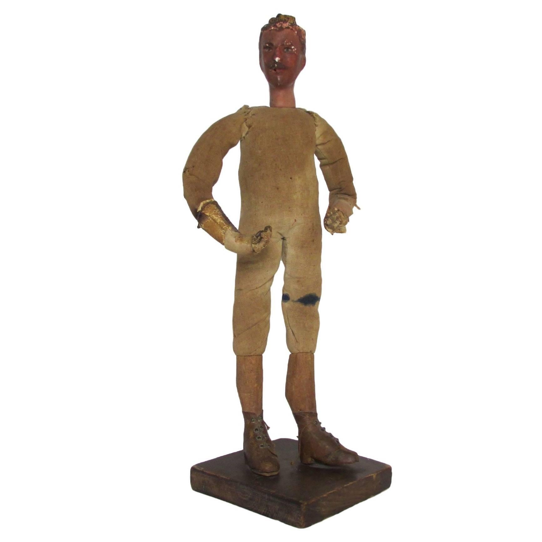 19th Century Carved French Figurine