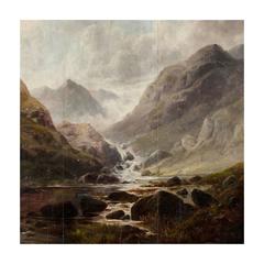 18th Century Painting of the Scottish Highlands