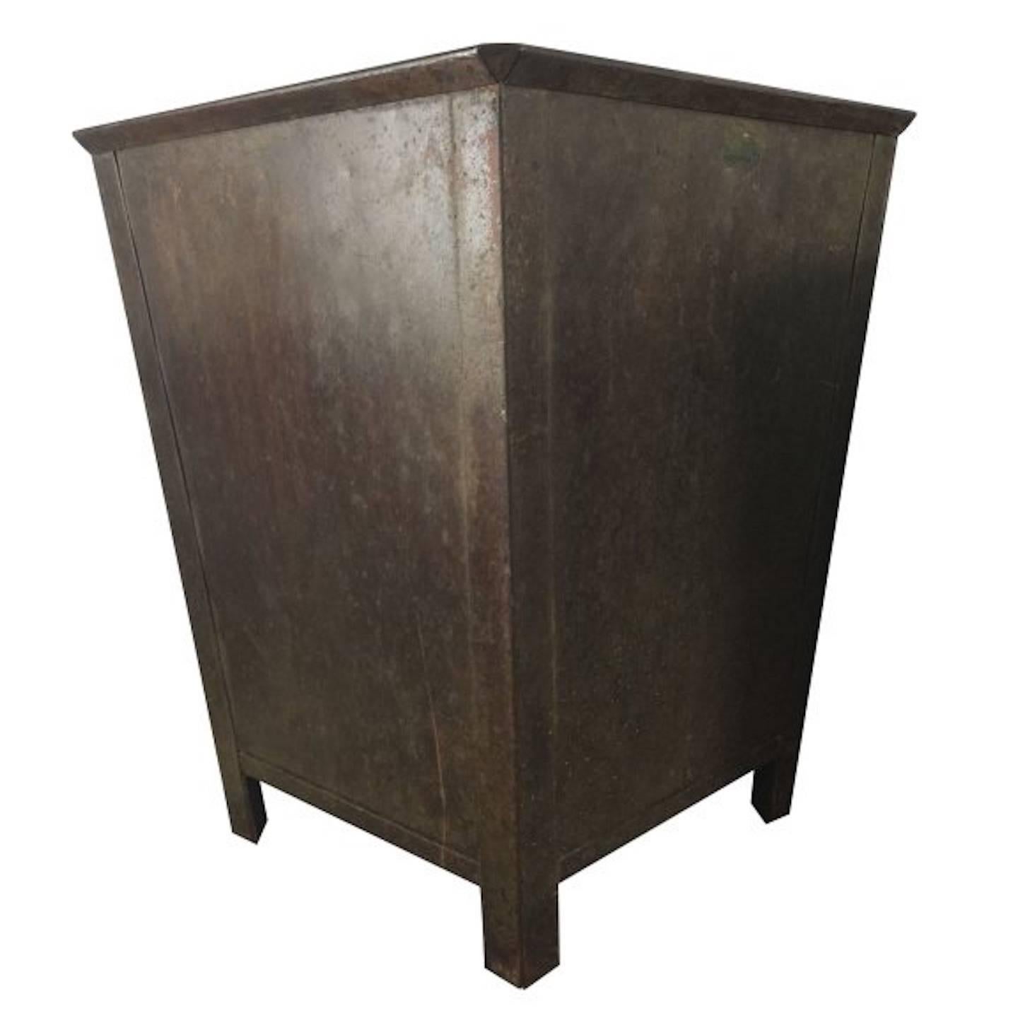 Vintage Industrial Trash Can