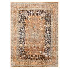Finely Woven Large and Decorative Antique Persian Kerman Rug
