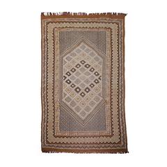 Vintage North African Tribal Kilim Rug