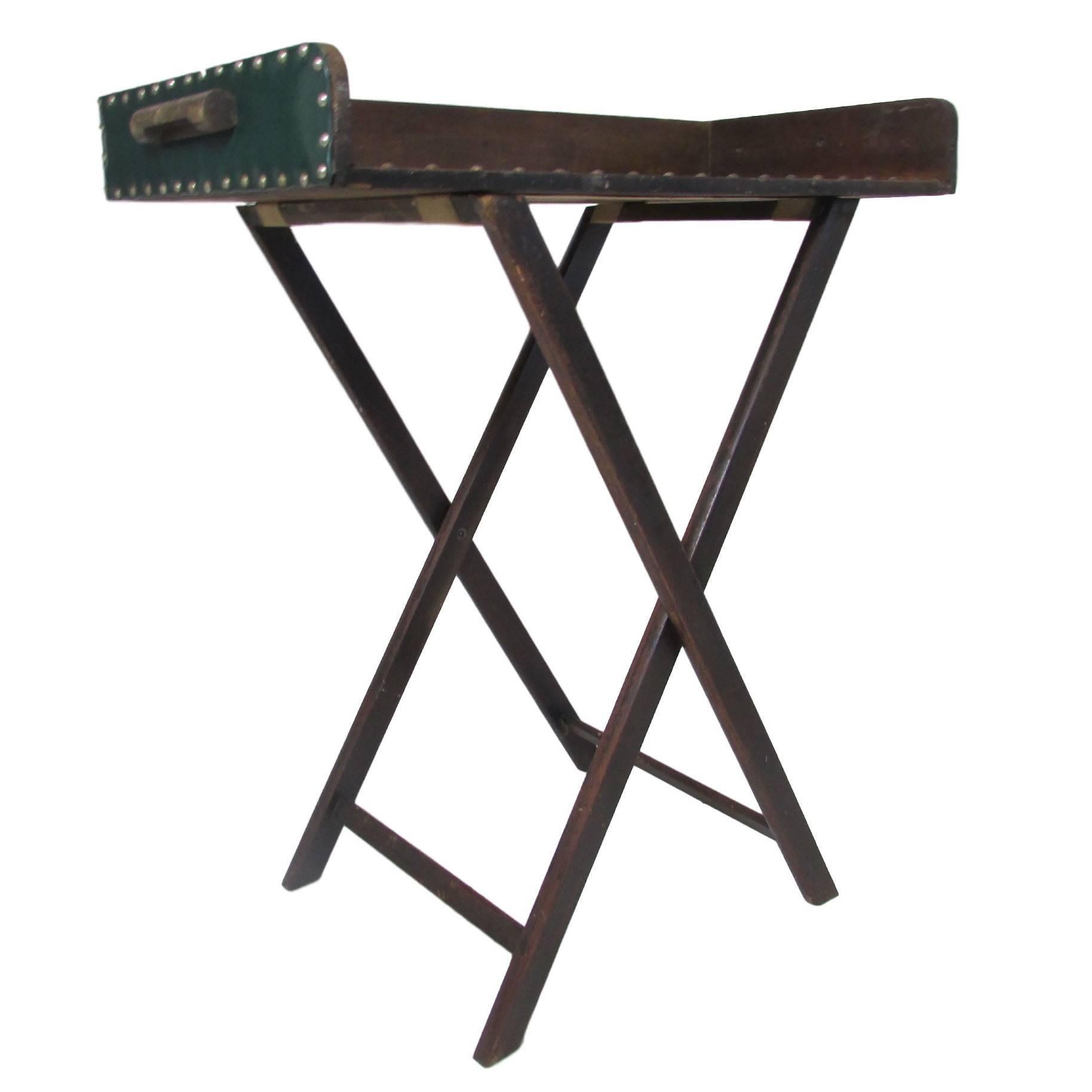 Vintage Wood Butler's Tray