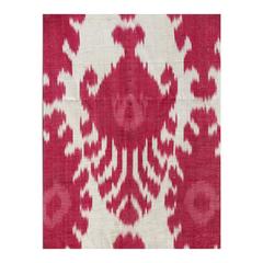 Antique Uzbek Ikat Panel, Central Asia, 19th Century