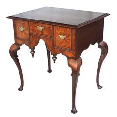 George II Walnut Lowboy 4