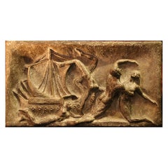 Bronze Plate "The Swimmers" by Dr. O. Christev
