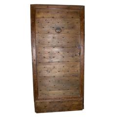 Antique Walnut Studded Door