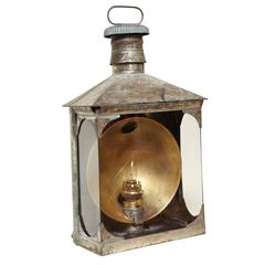 A Dutch Tin Rectangular Lantern