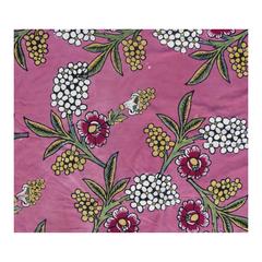 Antique Hand Block Print Cotton Textile, Kandili, Near Istanbul, Early 20th Century