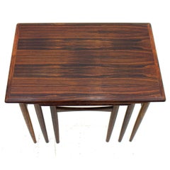 Wood Nesting Tables, Denmark 1960s