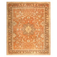 Decorative Antique Indian Amritsar Rug. Size: 10 ft 8 in x 13 ft 3 in
