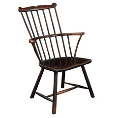 Antique Comb Back Windsor Chair, England, circa 1800