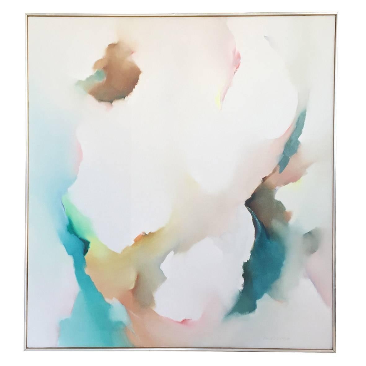 David Grant Roth Monumental 1970s Abstract Painting on Canvas by David Grant Roth at 1stDibs