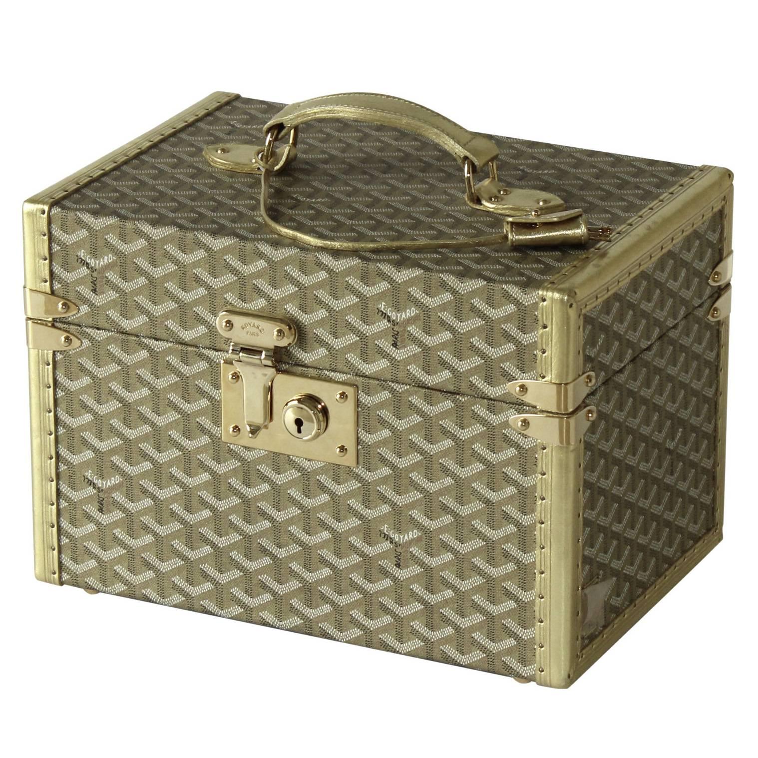 Goyard Gold Vanity Case