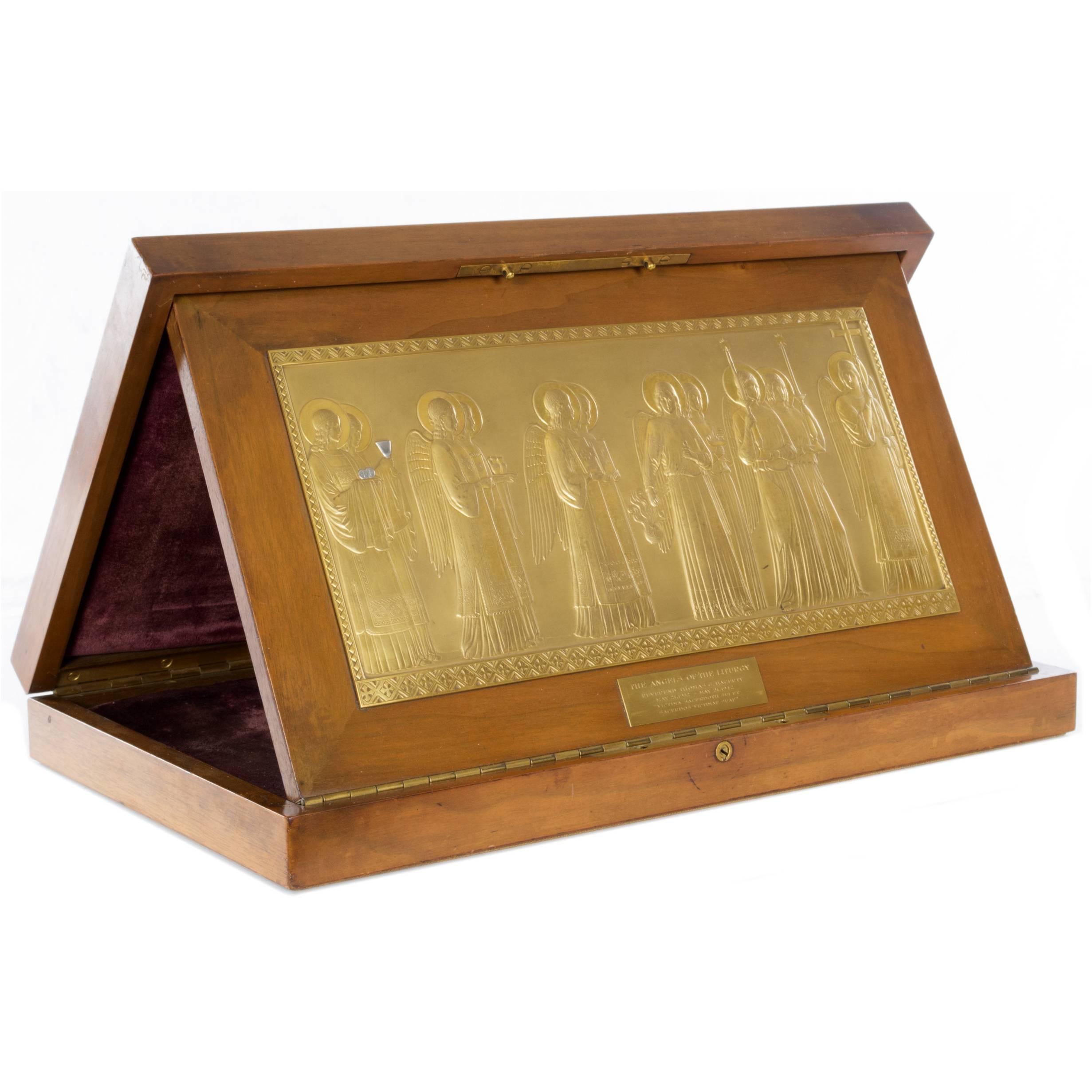 Tiffany Bas-Relief Sculpture of the Angels of the Liturgy For Sale