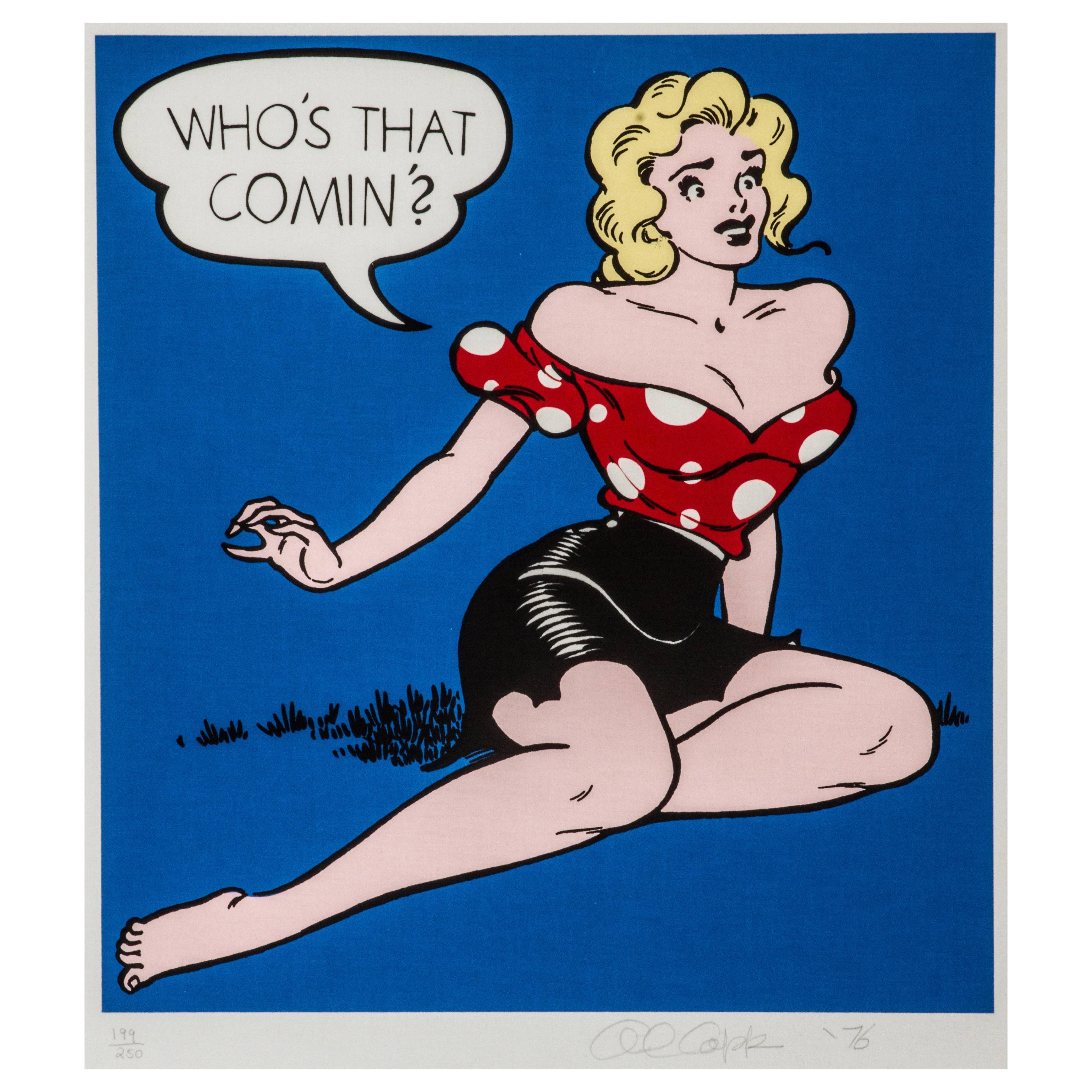 "Who's That Comin'?" Print by Al Capp