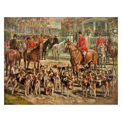 The Meet Hunting Painting
