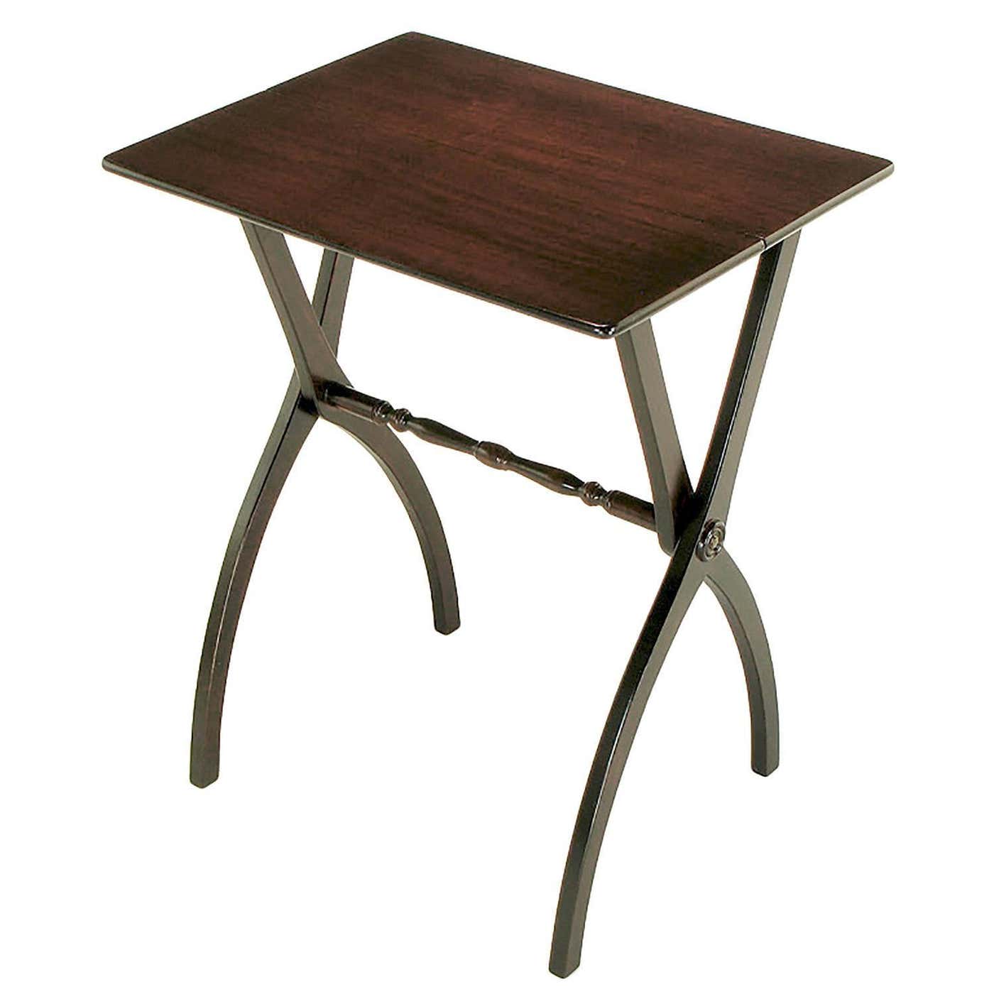 19th Century Mahogany Folding Coach Table For Sale at 1stDibs