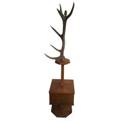 French 1930s Stag Antler Coat Stand