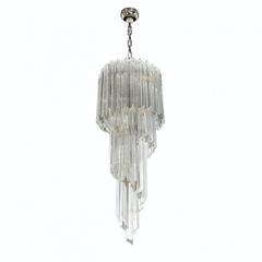 1960s Camer Crystal Spiral Chandelier 10