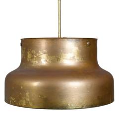 "Bumling" Ceiling Light with Fierce Patina