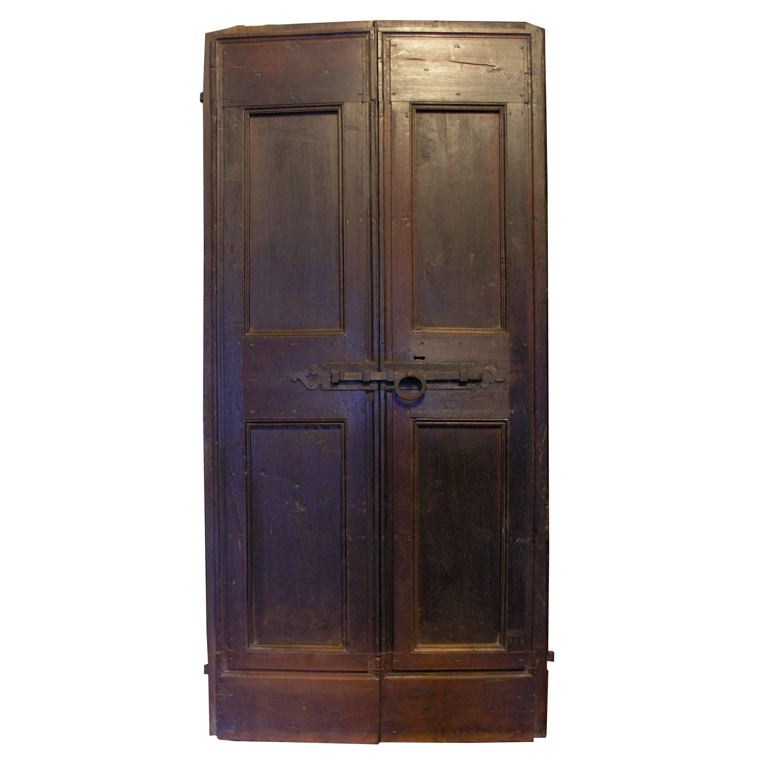 Antique Walnut Double Door 