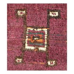Antique Tribal Rug with Modern Art Aesthetic, Central Asia, 19th Century