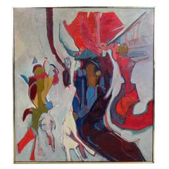 Large Scale Abstract Painting by Carol Stoloff 