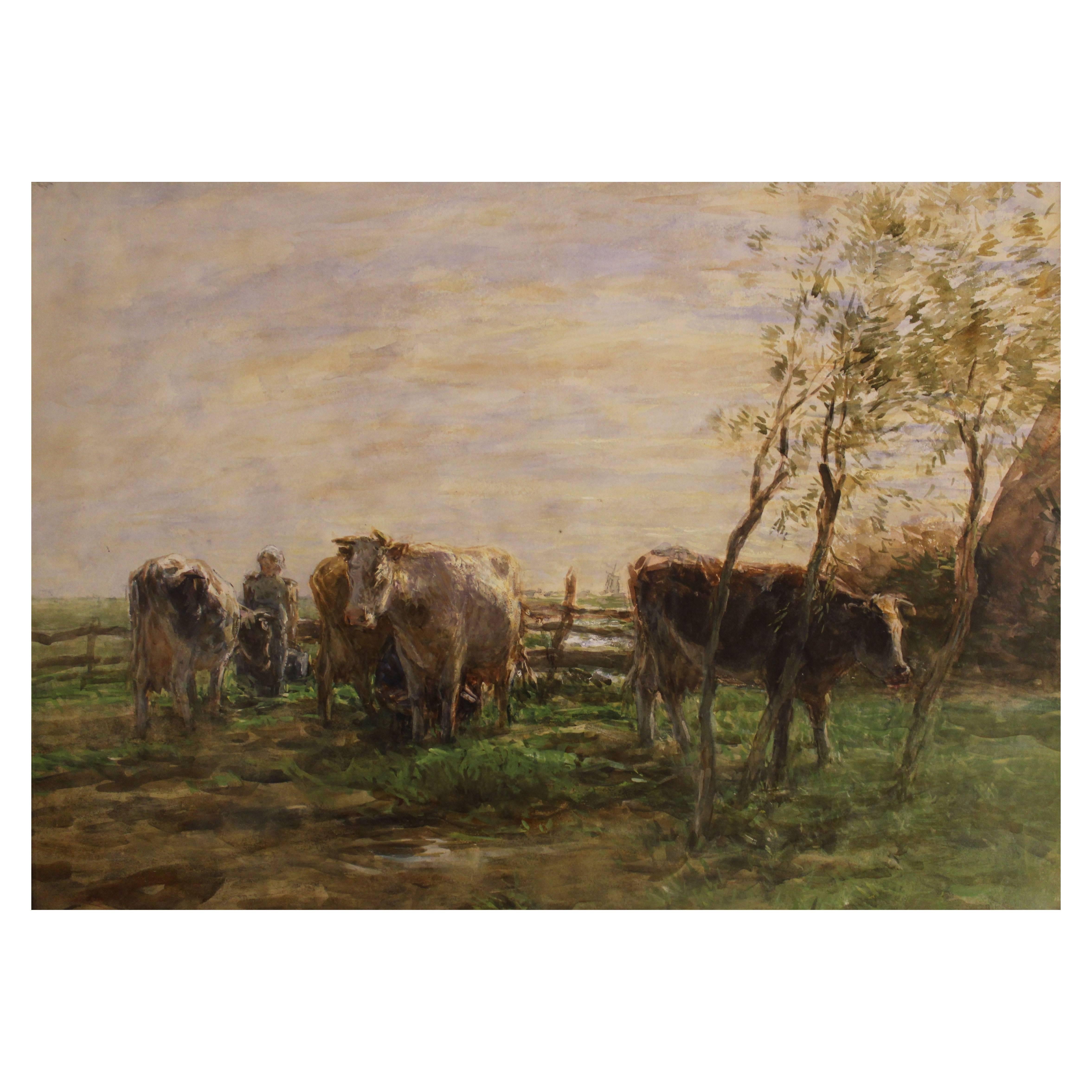 Willem Maris Painting