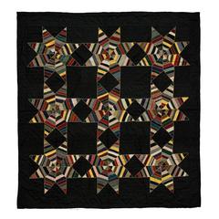Colorful Eight Pointed Star Quilt