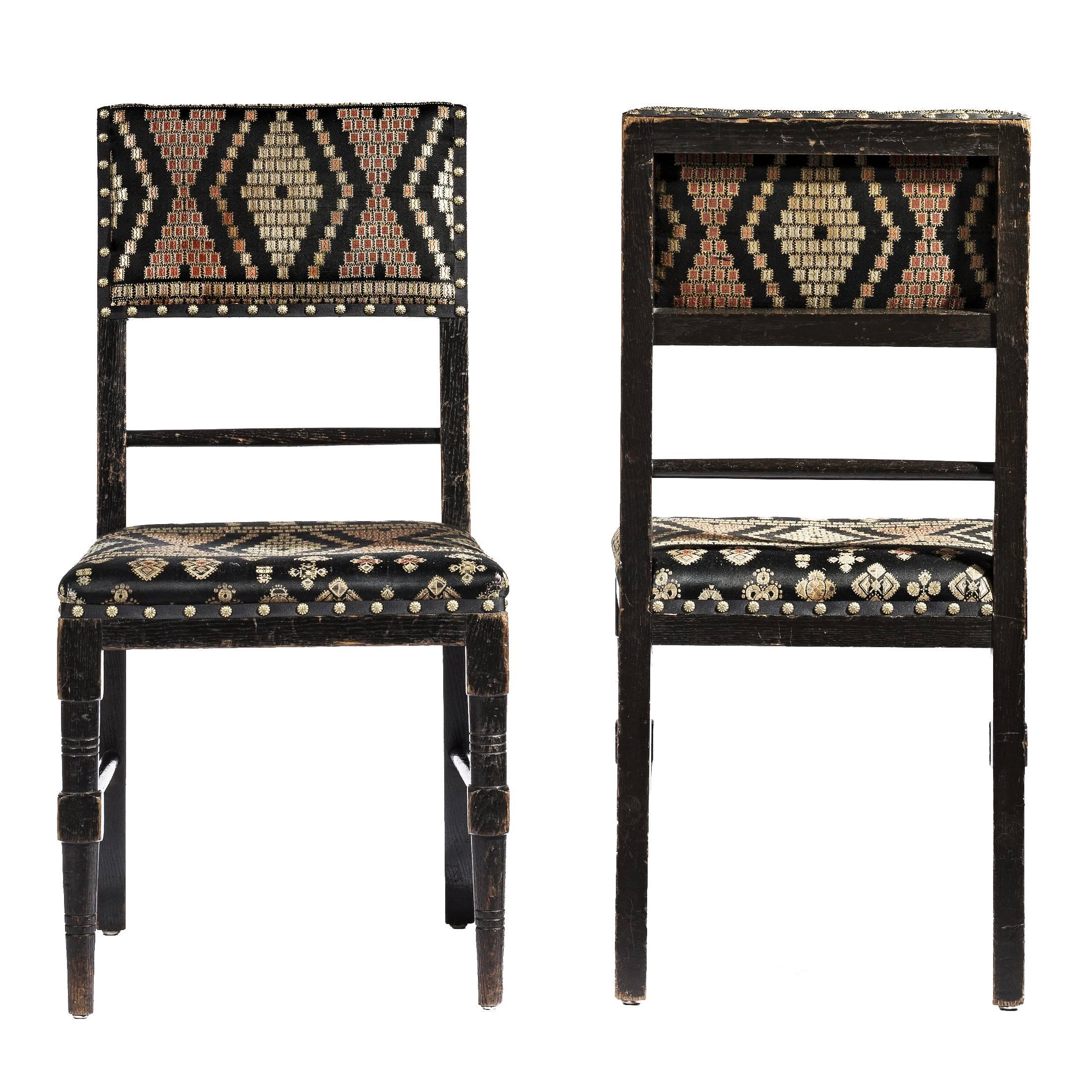 Pair of Side Chairs, by Edward William Godwin, ca. 1870 For Sale