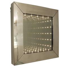 Italian 1970's Infinity Mirror