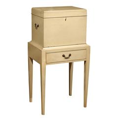Vintage Hollywood Regency Silverware Chest