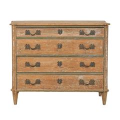 Swedish Early 19th Century Period Gustavian Chest of Drawers
