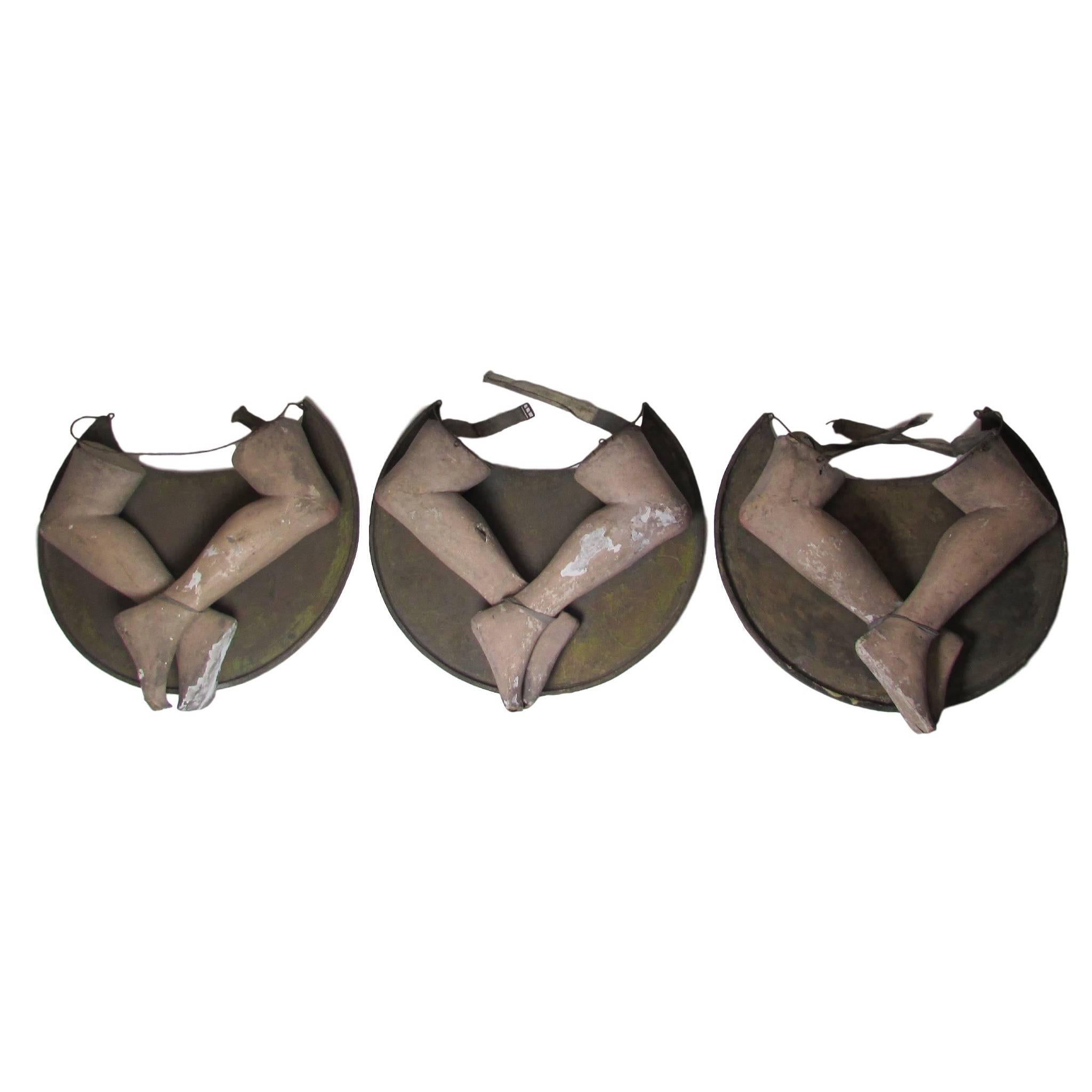 Set of Three Cocktail Serving Trays from a French Cabaret