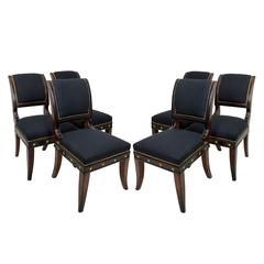 Six Impressive Russian Neoclassical Dining Chairs