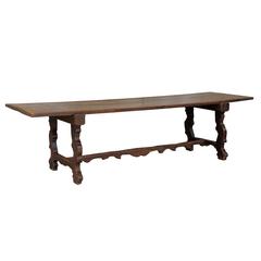 18th Century Italian Walnut Dining Table 5