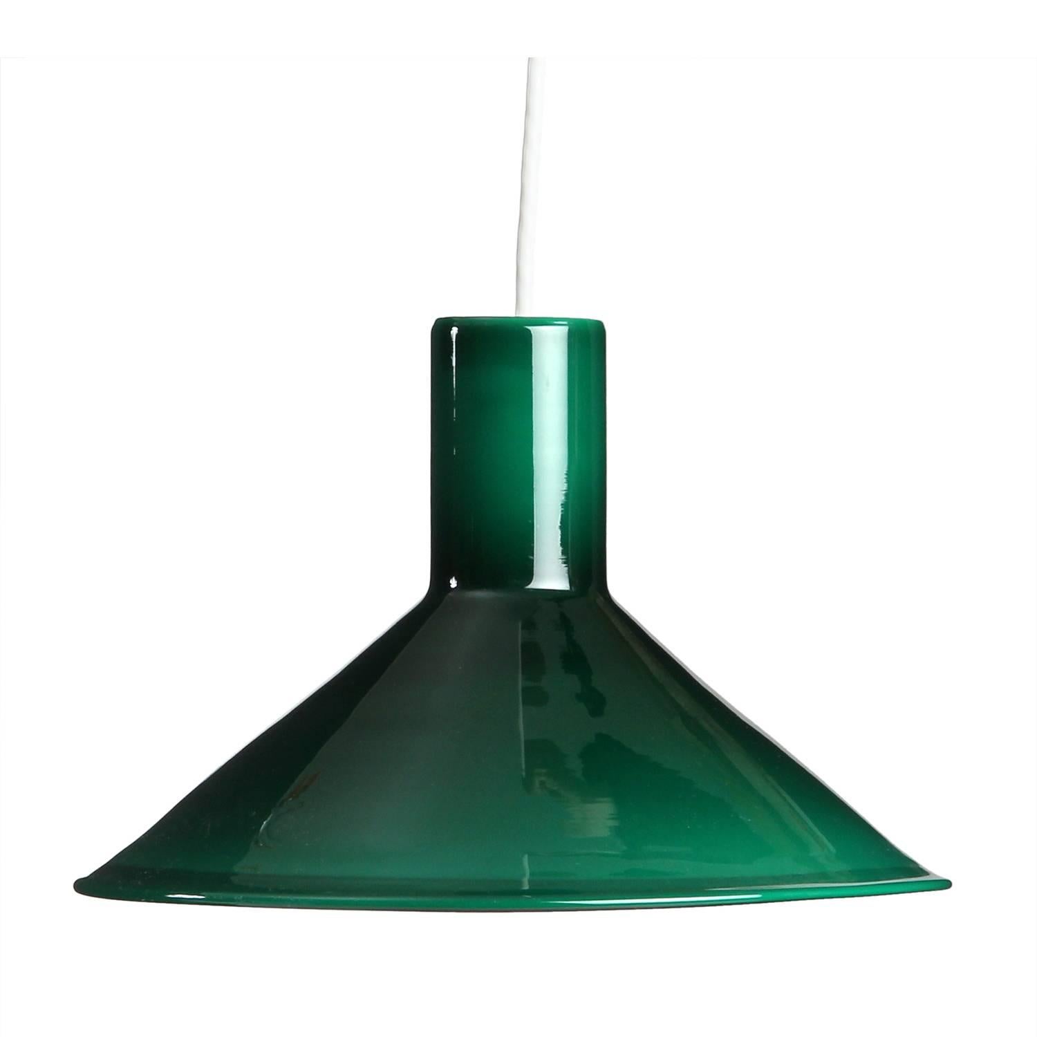 Cased Glass Ceiling Fixture For Sale