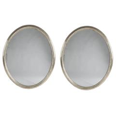 Pair of 19th Century Silver Gilt Mirrors
