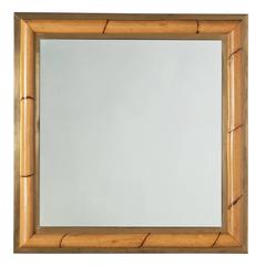 Bamboo and Brass Mirror 