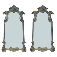 Pair of Art Nouveau style Mirrors 2