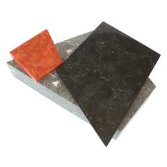 Maitland-Smith Asymmetrical Tessellated Stone Box