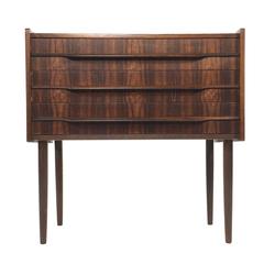 Small Danish Rosewood Chest of Drawers, Denmark, 1950s