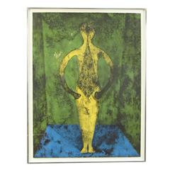 Signed Four Color Stone Lithograph by Rufino Tamayo (1899-1991)