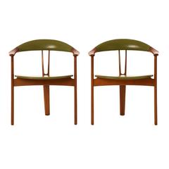 Pair of Danish Modern Side Chairs